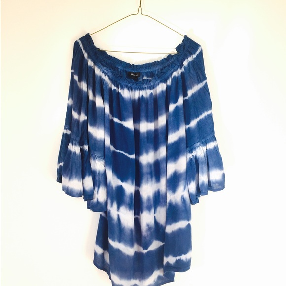 Tie dye ocean blue Tunic top ! Large - Picture 4 of 5
